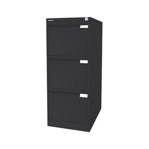 BISLEY Hangmappenkast, 1-baans, 3 laden, A4, antracietgrijs