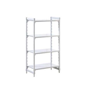 Kunststof inhaakstellingsysteem PREMIUM, legbord b x d = 900 x 500 mm, basisstelling, breedte 970 mm, legbord glad