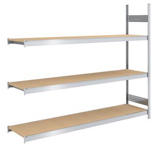 hofe Grootvak-inhaakstelling met spaanplaten, hoogte 2000 mm, breedte 2250 (2 x 1125) mm, veldlast 1200 kg, diepte 600 mm, aanbouwstelling