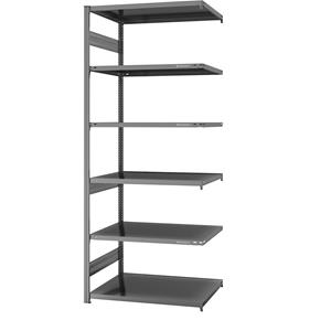 EUROKRAFTpro Systeem-inhaakstelling, middelzware constructie, stellinghoogte 2500 mm, aanbouwstelling, breedte x diepte = 1000 x 800 mm