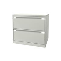 Bisley Hängeregistraturschrank, 2-bahnig 2 Schübe, DIN A4 reinweiß