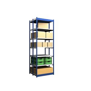 hofe Robuuste inhaakstelling, dubbelzijdig, stellinghoogte 3000 mm, blauw / verzinkt, legbordbreedte 1025 mm, basisstelling, breedte x diepte = 1025 x 400 mm