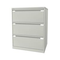 Bisley Hängeregistraturschrank, 2-bahnig 3 Schübe, DIN A4 reinweiß