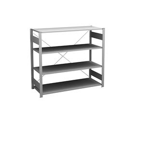 Hofe Sideboard-Steckregal, verzinkt Höhe 1200 mm, 4 Böden, Grundregal Bodentiefe 500 mm, Fachlast 185 kg