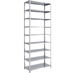 hofe Dossier-schroefstelling, verzinkt, stellinghoogte 2900 mm, dubbelzijdig, basisstelling, breedte x diepte = 1000 x 600 mm