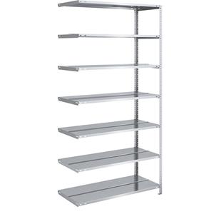 hofe Dossier-schroefstelling, verzinkt, stellinghoogte 2200 mm, dubbelzijdig, aanbouwstelling, breedte x diepte = 1000 x 600 mm