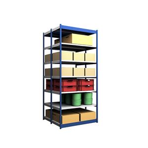 hofe Robuuste inhaakstelling, dubbelzijdig, stellinghoogte 3000 mm, blauw / verzinkt, legbordbreedte 1325 mm, basisstelling, breedte x diepte = 1325 x 600 mm