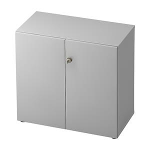 ANNY-AC - Dossierkast met akoestische achterwand, h x b x d = 748 x 800 x 420 mm, 1 legbord, lichtgrijs