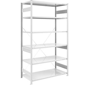 EUROKRAFTpro Grootvak-inhaakstelling, lichtgrijs RAL 7035, stellinghoogte 2500 mm, veldlast 2500 kg, basisstelling, breedte x diepte = 1300 x 800 mm