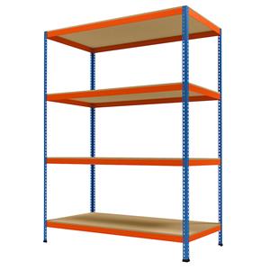 Grootvak-zwaarlaststelling, hoogte 2438 mm, totale diepte 926 mm, breedte 1841 mm