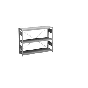 Hofe Sideboard-Steckregal, verzinkt Höhe 825 mm, 3 Böden, Grundregal Bodentiefe 300 mm, Fachlast 150 kg