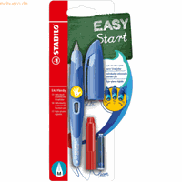 stabilo 3 x  Schulfüller Easybirdy Pastel Edition Linkshänder M blau/he