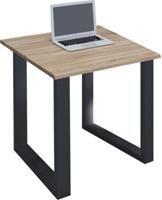 VCM Schreibtisch Computertisch Arbeitstisch Büro Möbel PC Tisch Lona, 80 x 80 cm braun Gr. 260 x 260