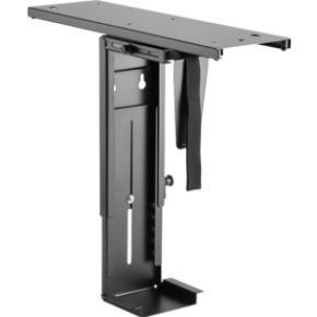 logilink EO0004 PC-houder Onder tafel Zwart Belastbaar tot: 10 kg