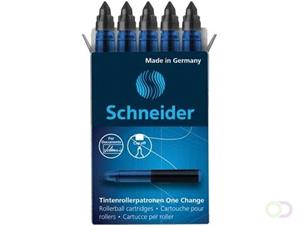 schneider Navulpatroon rollerballpen One Change 0.6 mm Zwart 185401