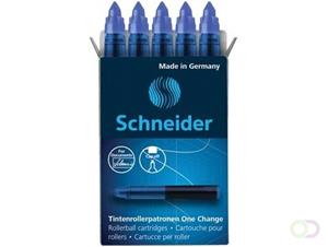 schneider Navulpatroon rollerballpen One Change 0.6 mm Blauw 185403