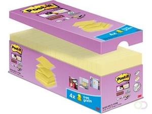 post-it Z-Notes 76 x 76 mm Canary Yellow Geel 90 Vellen Voordeelpak 16 + 4 GRATIS