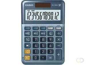 casio Bureaurekenmachine MS-120EM cijferdisplay blauw