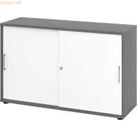 mcbuero.de Schiebetürschrank Derie 9 2 OH BxTxH 120x40x74,8cm Griff BS