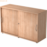 mcbuero.de Schiebetürschrank Derie 9 2 OH BxTxH 120x40x74,8cm Griff BM