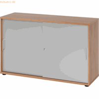 mcbuero.de Schiebetürschrank Derie 9 2 OH BxTxH 120x40x74,8cm Griff BS