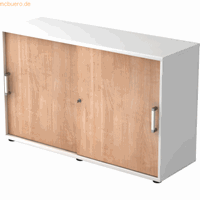 mcbuero.de Schiebetürschrank Derie 9 2 OH BxTxH 120x40x74,8cm Griff CE