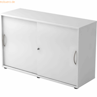 mcbuero.de Schiebetürschrank Derie 9 2 OH BxTxH 120x40x74,8cm Griff BM