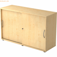 mcbuero.de Schiebetürschrank Derie 9 2 OH BxTxH 120x40x74,8cm Griff BM