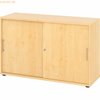 mcbuero.de Schiebetürschrank Derie 9 2 OH BxTxH 120x40x74,8cm Griff BS