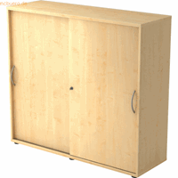 mcbuero.de Schiebetürenschrank Serie 9 3OH BxTxH 120x40x110cm Griff BM