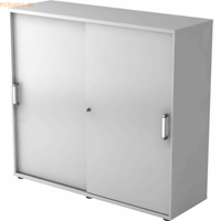 mcbuero.de Schiebetürenschrank Serie 9 3OH BxTxH 120x40x110cm Griff CE