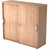 mcbuero.de Schiebetürenschrank Serie 9 3OH BxTxH 120x40x110cm Griff CE