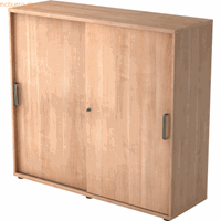 mcbuero.de Schiebetürenschrank Serie 9 3OH BxTxH 120x40x110cm Griff SG
