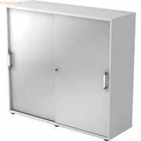 Hjh OFFICE PRO Beta 1753S, Melamine spaanplaat DIN 68765, Emissieklasse E1, Wit / zilver