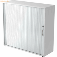 Hjh OFFICE PRO Beta 1733S, Melamine spaanplaat DIN 68765, Emissieklasse E1, Wit / zilver