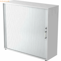 Hjh OFFICE PRO Beta 1732S, Melamine spaanplaat DIN 68765, Emissieklasse E1, Wit / zilver