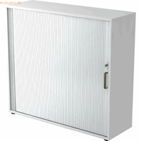 Hjh OFFICE PRO Beta 1733S, Melamine spaanplaat DIN 68765, Emissieklasse E1, Wit / zilver