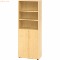 mcbuero.de Schrank 6OH /3OH Türen BxTxH 80x42x215,6cm Griff BS Ahorn