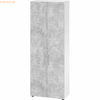 Hjh OFFICE PRO Beta 9 | Kast met deuren | 6 OH, Melamine spaanplaat DIN 68765, Emissieklasse E1, Mehrfarbig