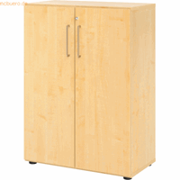 mcbuero.de Schrank Serie 9 3OH BxTxH 80x42x110cm Griff BS Ahorn