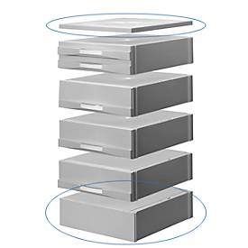 ATLANTA Sockel und Abdeckplatte, für Schubladenbox