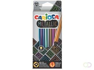 Carioca kleurpotlood Metallic, 12 stuks in een kartonnen etui