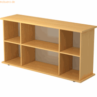 Hjh OFFICE PRO Kapa SB | Dressoir | open, Melamine spaanplaat DIN 68765, Emissieklasse E1, Beuken