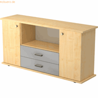Dressoir 2 deuren 2 laden SBTS SG Geribbeld handgreep - Hammerbacher