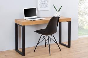 Laptop-Bureau Eiken 120cm zwart Oak-hout