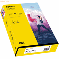 tecno Papier 18 A4 160 gsm Intens Geel 250 Vellen