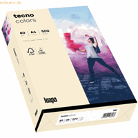 Kleurenpapier tecno Colors, A4-formaat, 80 g/m², gems lichtgeel, pak van 500 vellen