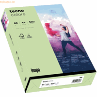 Kleurenpapier tecno Colors, A4-formaat, 80 g/m², medium groen, pak van 500 vellen