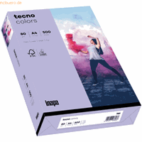 Kleurenpapier tecno Colors, A4-formaat, 80 g/m², paars, pak van 500 vellen