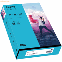 Kleurenpapier tecno Colors, A3-formaat, 80 g/m², blauw, pak van 500 vellen